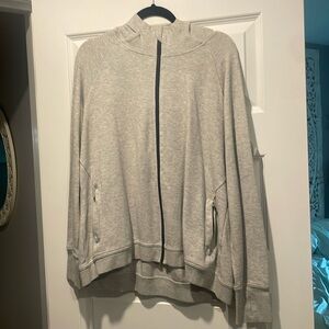 Gray Gap zipper hoodie